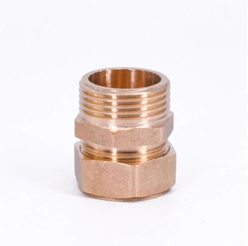 1216 1418 1620 2025 2632 PEX-AL-PEX 3/4 "bspt ذكر أنثى نحاس مستقيم تركيب الأنابيب لتدفئة الأرضية بالطاقة الشمسية (BSP أنثى، 2025_3/4") in Kuwait