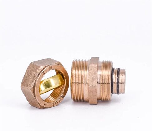 1216 1418 1620 2025 2632 PEX-AL-PEX 3/4 "bspt ذكر أنثى نحاس مستقيم تركيب الأنابيب لتدفئة الأرضية بالطاقة الشمسية (BSP أنثى، 2025_3/4") in Kuwait