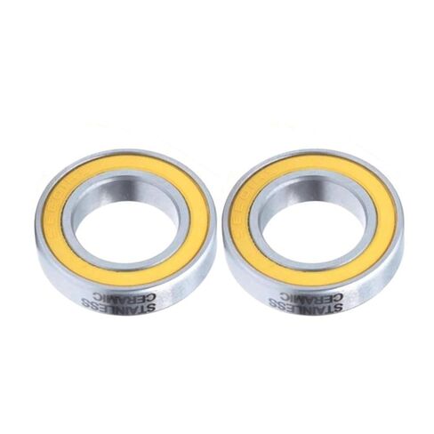 S6901-2RS الفولاذ تحمل 12*24*6mm 2 قطعة ABEC-3 S6901 RS دراجة محور الجبهة الخلفية محاور عجلة 12 24 6 كرات سيراميك محامل in Kuwait