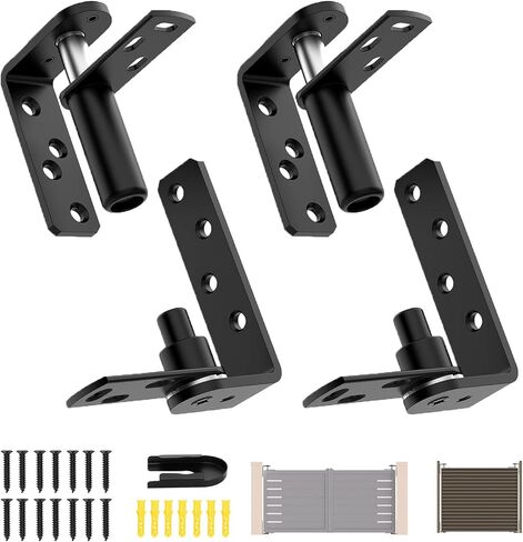 2Pack,Upgraded Heavy Saloon Door Hinges,Cafe Door Hinges,Self-Return Double Swinging Door Hinge,Bar Door Hinge,Swinging Door Hardware,304 Stainless Steel,88Lbs Load_Bearing,Easy Installation in Kuwait
