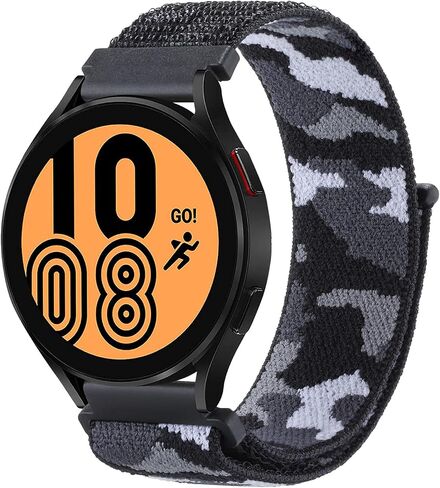 5 قطع من أشرطة النايلون المتوافقة مع شريطي Garmin Bounce 2، حزام رياضي ناعم وسوار معصم مموه بديل متين للارتداد in Kuwait
