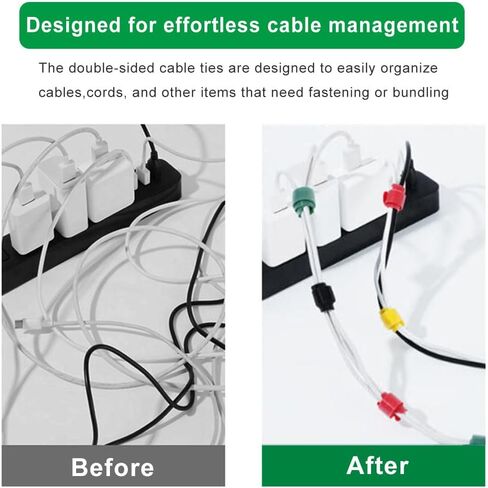2 in x 16 Ft White Hook and Loop Roll, Double-Sided Self-Gripping Straps for Cable Management, Cut to Length, Reusable Wire Organizer Ties Cord Strips Wrap Fasteners Tape for Home Office Data Center in Kuwait