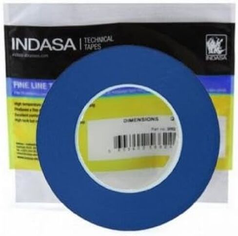 اشتري شريط Indasa Fine Line الأزرق، 6 مم (1/4 بوصة)، 570975 in Kuwait