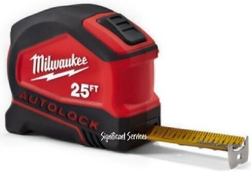 Milwaukee 48-22-6825 25 Foot Compact Auto Lock Tape Measure in Kuwait