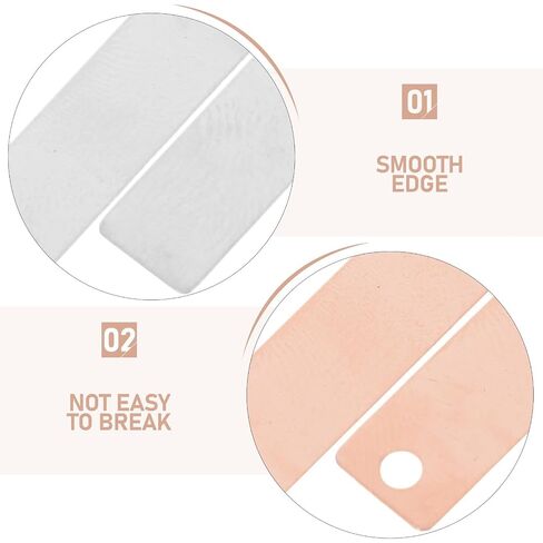 BESPORTBLE 20pcs Copper Zinc Anode Set Pure Copper Strips Zinc Sheets for Science Experiments Electroplating DIY Projects in Kuwait