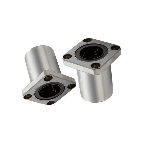 Small Sealed Steel Ball Bearing 1PCS Square Flange Linear Motion Bushing Ball Bearing LMK25UU Steel in Kuwait
