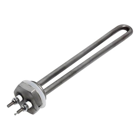 304SUS عنصر تسخين الغمر بالقوة الكهربائية المنخفضة سخان مياه 1 بوصة NPT/BSP DC12V/24 فولت 200 وات 190 مم (تيار مستمر 12 فولت، 1 بوصة BSP) in Kuwait