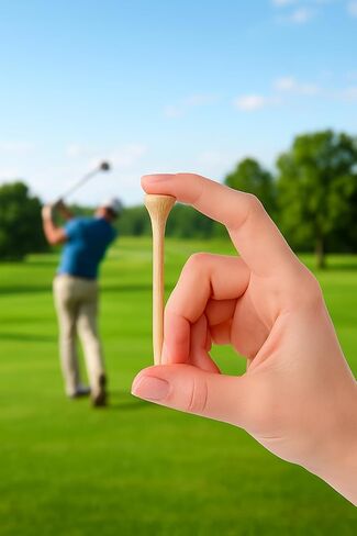 150 Pcs Bamboo Golf Tees 3 1/4 Inch, 83mm (3.25") Bamboo Tees, Friendly Biodegradable, Long and Tall Golf tees, More Durable and Stable, Ideal for Beginner in Kuwait