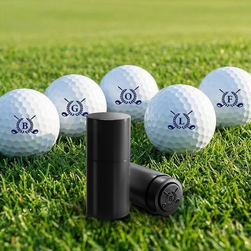 Golf Ball Stamp, Reusable Golf Ball Stamp Marker Identify Golfing Stamper - Ideal Gift for Golfers, Dads, Retiremen(Letter R) in Kuwait
