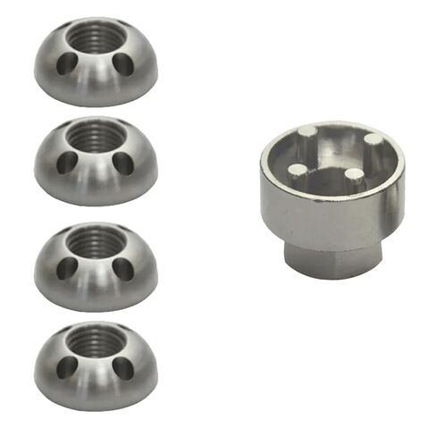 Stainless Steel Anti-Theft Nuts M6-M10 | For Car & Home Pack of 4 M10 in Kuwait