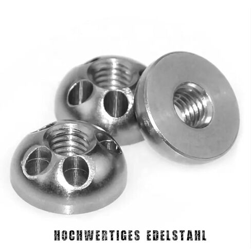 Stainless Steel Anti-Theft Nuts M6-M10 | For Car & Home Pack of 4 M10 in Kuwait