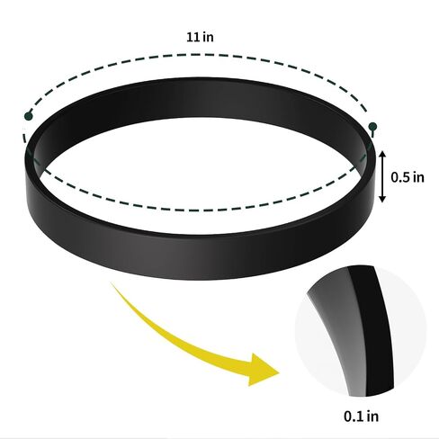 5-Pack Vacuum Belts for Bissell 2910 2987 1986 1548 2007 2007P 1551 1550 2806 28062 29878–PowerForce TurboClean PowerBrush Pet Carpet Cleaner Flat Pump Belt Compatible with Parts 1606428 in Kuwait