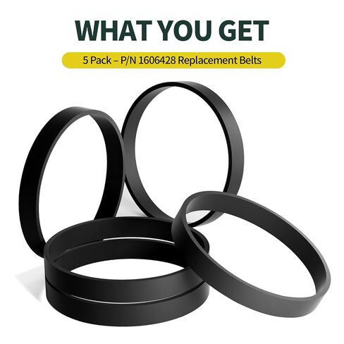 5-Pack Vacuum Belts for Bissell 2910 2987 1986 1548 2007 2007P 1551 1550 2806 28062 29878–PowerForce TurboClean PowerBrush Pet Carpet Cleaner Flat Pump Belt Compatible with Parts 1606428 in Kuwait