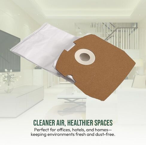 Replacement HEPA Vacuum Bags for Clean Obsessed CO711＆ Perfect C105 Commercial Canister Vacuum Cleaner, Pack of 27 Bags in Kuwait