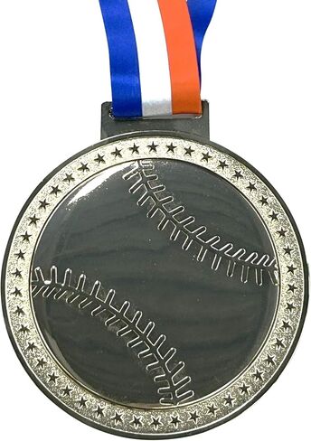 Express Medals Pack of 1 (or More) Colossal 5 Inch Gold Baseball Award Medals Variations with or Without Engraving Personalization Engraved Custom Text Names in Kuwait