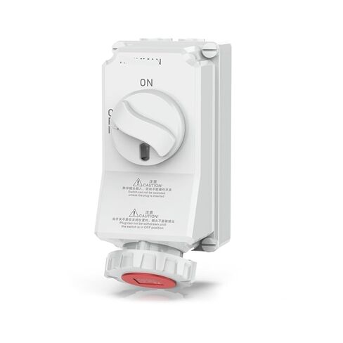 مفتاح التعشيق الميكانيكي المثبت بمقبس 16-63A IP67/44(IP67 4P 32A)(IP67 5P 32A) in Kuwait