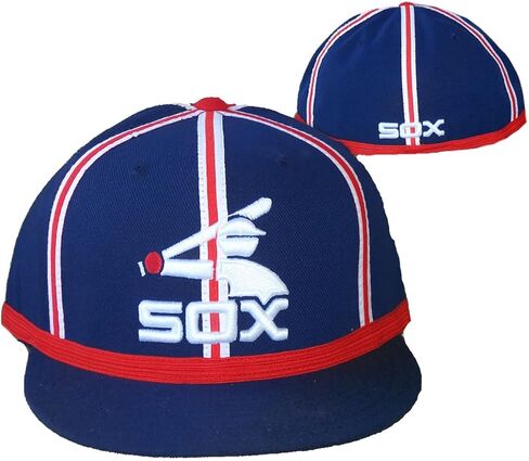 قبعة Chicago White Sox Big Boy Throwback Logo مزودة بقبعة - كحلي in Kuwait