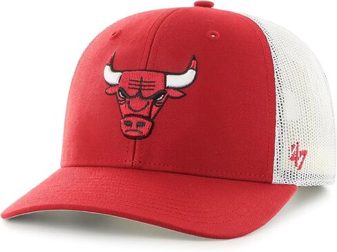 47 قبعة سائق الشاحنة Chicago Bulls NBA للرجال - حمراء - مقاس واحد يناسب الجميع in Kuwait