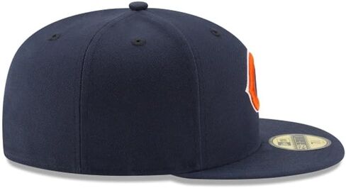 New Era NFL 59FIFTY Chicago Bears Navy Team Color Logo Authentic Collection Fitted On Field Football Cap Hat in Kuwait