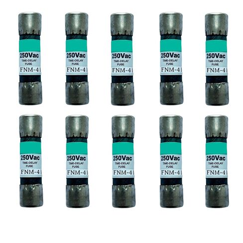 10 عبوات جديدة FNM-4 FNM-4A FNM 4A 250Vac صمامات تأخير الوقت، FNM-4A صمامات خرطوشة رفض الفئة CC الحالية in Kuwait