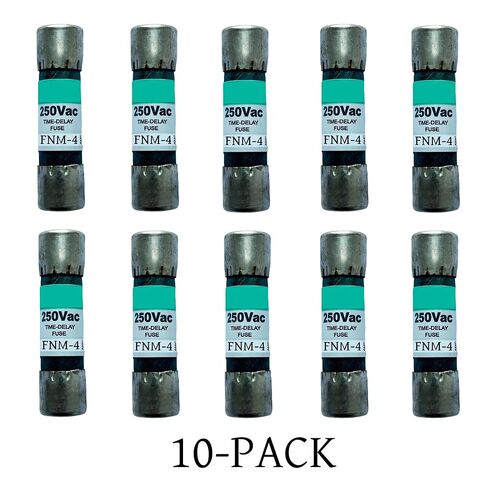 10 عبوات جديدة FNM-4 FNM-4A FNM 4A 250Vac صمامات تأخير الوقت، FNM-4A صمامات خرطوشة رفض الفئة CC الحالية in Kuwait
