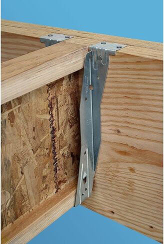 Simpson Strong-Tie ITS2.37/11.88 ITS I-Joist شماعة ذات شفة علوية مع شفة سفلية سهلة التركيب - مقاس 2-5/16 بوصة × 11-7/8 بوصة. خشب مصمم، هيكل من الصلب المجلفن بالزنك مقاس 18 in Kuwait