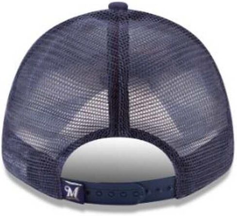 New Era MLB Milwaukee Brewers Trucker 9Forty Adjustable Baseball Hat 11591201 Navy in Kuwait
