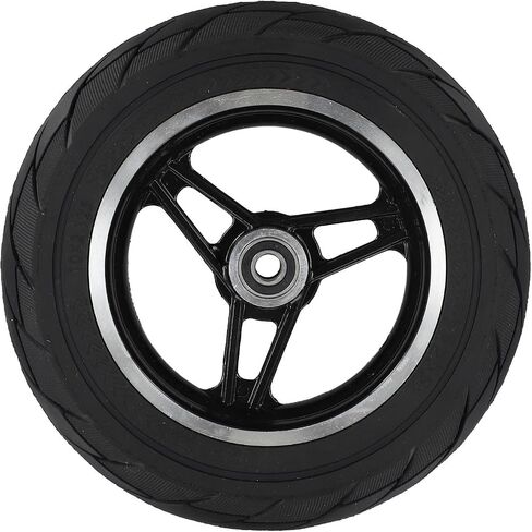 إطار صلب مع مجموعة محور العجلة لسكوتر كهربائي 10 بوصة، عجلة بديلة 10x2.125، هيكل مطاطي ومعدني، تجويف 10 مم أو 12 مم (12 مم) in Kuwait