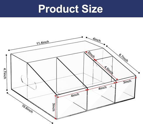 Acrylic Coffee Bar Organizer for Countertop, Cups Lids Sleeves Pods Syrups and Coffee Bar Accessories Storage Organizer Condiment Holder for Office Breakroom, Clear in Kuwait
