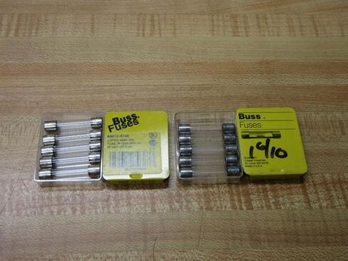 Bussmann AGC-1-6/10-R AGC Series Fuse, Fast Acting, 1-6/10 Amp, 250V, Glass Tube, 1/4" x 1-1/4", Rohs Compliant (Pack of 5) in Kuwait
