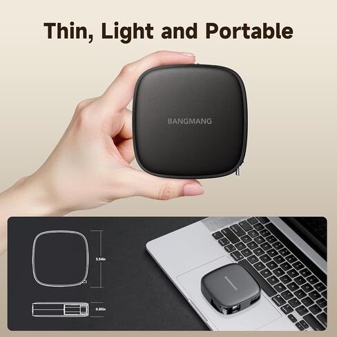 كابل USB C قابل للسحب بقوة 100 واط، سلك شحن سريع USB C إلى النوع C بطول 6 أقدام لهواتف iPhone 17/16/15، وMacBook Pro/Air، وGalaxy S25/S24/S23، وiPad Pro/Air، وPixel 10/9، وSwitch، وAirPods in Kuwait
