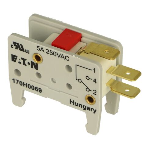 170 ح0069 | BUSSMANN MICROSWITCH K1 5A 250V UR - MICROSWITCH، سرعة عالية، 5 أمبير، تيار متردد 250 فولت، LV، مؤشر النوع K، in Kuwait