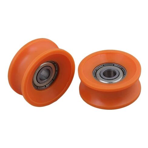 Small Sealed Steel Ball Bearing 16Pcs 6X30x13mm Plastic Coated Sealed Bearings Steel 606ZZ Deep U Groove Guide Pulley Rail Ball Rolling Bearing Wheel in Kuwait