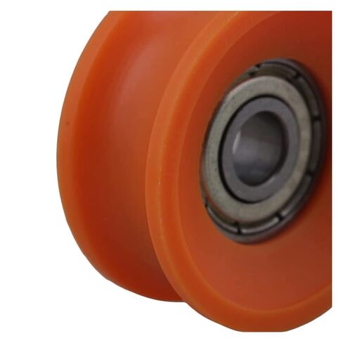 Small Sealed Steel Ball Bearing 16Pcs 6X30x13mm Plastic Coated Sealed Bearings Steel 606ZZ Deep U Groove Guide Pulley Rail Ball Rolling Bearing Wheel in Kuwait