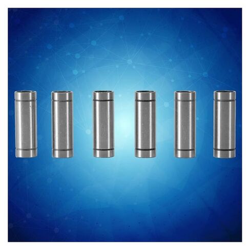 Small Sealed Steel Ball Bearing 6pcs LM8LUU Long Linear Motion Ball Bearings for 8mm Rod 3D Printer CNC Parts Bearing in Kuwait