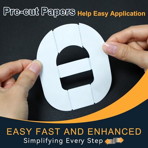 35Pack Omnipod 5 Overpatches Waterproof & Sweatproof, with Strap | Hypoallergenic Skin-Friendly Dash PodPal Pump Holder Patches, Breathable Latex-free Stretchable Pre-cut Adhesive Protection in Kuwait