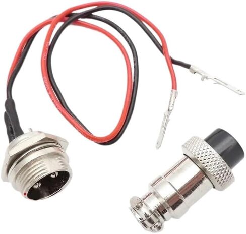 Set Female Male Battery Charger 3 Prong Socket Connector Plug GX16 for Electric E Scooter Razor Bike 3 PIN 2 WIRE in Kuwait
