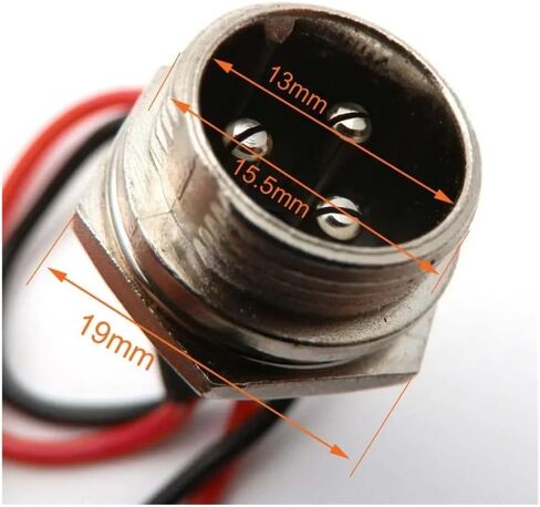 Set Female Male Battery Charger 3 Prong Socket Connector Plug GX16 for Electric E Scooter Razor Bike 3 PIN 2 WIRE in Kuwait