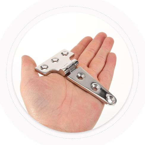 MAGICLULU الثقيلة T المفصلي بوابة المفصلي الفولاذ المقاوم للصدأ المحملة حزام تسليط الباب 100x54x4.8 مللي متر ل باب الحظيرة ساحة بوابة السياج الأجهزة in Kuwait