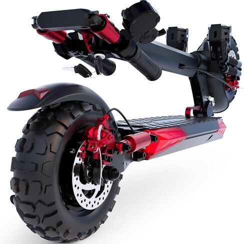 Electric Scooter Adults, 37 Miles Long Range, 34 Mph Max Speed, 11" Off-Road Tires,48V 18AH Big Battery,1200W Motor, Dual Braking System,Folding Commuter E Scooter in Kuwait