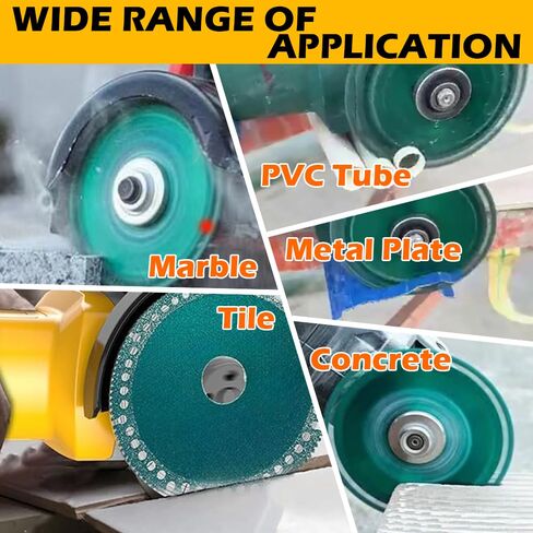 قرص قطع عجلة 4.5 بوصة (3 قطع)، لقطع صفائح الفولاذ والمعادن والبلاط والرخام وأنابيب PVC، مناسب لملحقات أدوات شفرات المنشار لطاحونة الزوايا in Kuwait