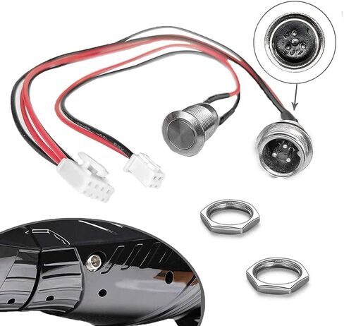 استبدال منفذ شحن Hoverboard لـ Swegway Swagtron Swagboard CHO إلخ. سكوتر التوازن الذاتي الذكي (4 شقوق 3 دبابيس) in Kuwait