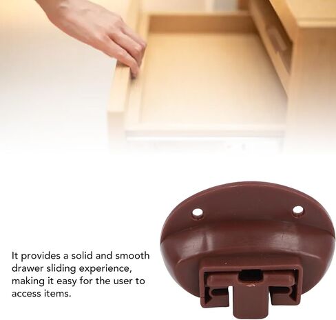 Drawer Guide Kit for Rite Trak II – Aluminum Alloy and Plastic, Smooth Sliding, Abrasion-Resistant, Complete Repair Kit with Metal Support Plates in Kuwait