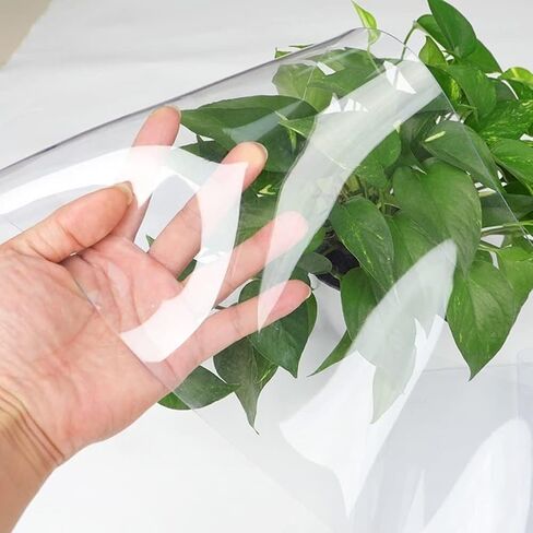 PVC Strip Curtain for Refrigeration - Transparent Vinyl Door Kit for Freezer & Cold Rooms, Windproof Panel for Catering & Industrial Use, Durable PVC Plastic Strip Curtain,Clear,1.2x2.2m in Kuwait