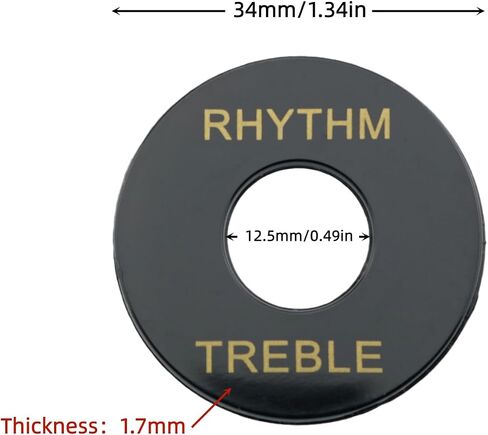 2PCS Guitar Three Position Switch Indicator Plastic Washer Electric Guitar Accessories Musical Instruments Part in Kuwait