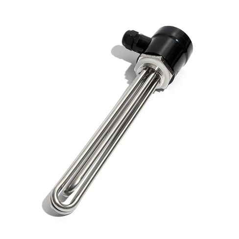 DN32 1 1/4 "BSPT Thread 3/4.5/6/9/12KW 3U عنصر تسخين سخان غاطس كهربائي أنبوبي مع مسبار ومسمار أرضي (380 فولت، 12 كيلو وات 355 مم) in Kuwait