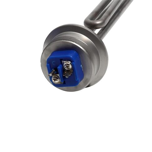 1pcs 63mm 304 SUS Electric Water Heater Fold Back Type Immersion Heating Element with Clamp & Ferrule 240V 1.5/2.5/3.5/4.5/5.5KW(Silver,240V_3.5KW 255MM L Tube) in Kuwait