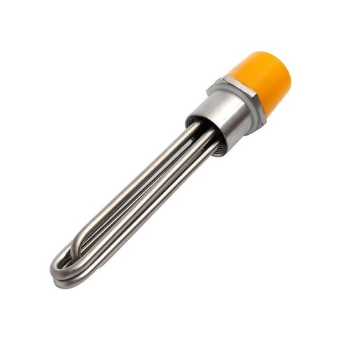 1pcs DN32(41mm) Electric Immersion Water Heater Heating Element 304SUS Tube/Thread 220V/380V 3KW/4.5KW/6KW/9KW/12KW(White,380V_9KW 290MM) in Kuwait