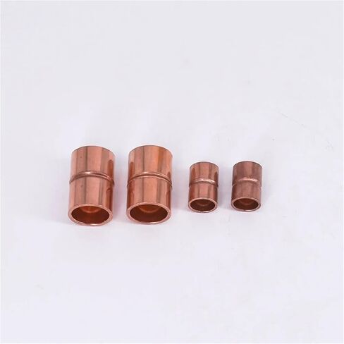 6.35-159mm 1/4" 3/8" 1/2" 5/8" 3/4" 1" -6.25" ID Copper End Feed Solder Straight Coupling Pipe Fitting Connector Air Conditioner(9x6mm) Plumbing Fittings in Kuwait