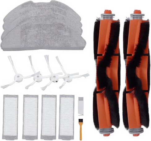 Replacement Filter and Brush Kit Compatible for Mi Robot Vacuum Mop 2 Lite Pro MJSTL MJST1S Vacuum Cleaning Maintenance Accessories in Kuwait